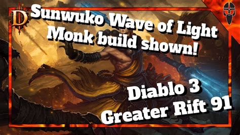 Monk Wave of Light Build with Sunwuko Set .